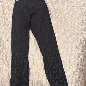 lululemon athletica Dark Wave Pattern Leggings